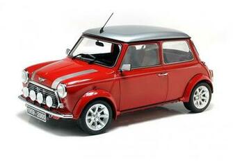 Wallpaper Red Morris Mini Cooper S Classic