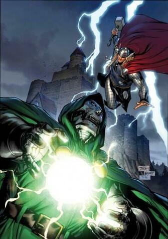 Dr Doom Mjolnir Castles Wallpaper Desktop