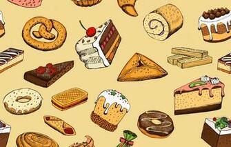 Wallpaper Background Food Texture Dessert Sweet Pastries