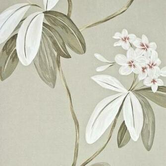 Oleander Floral Wallpaper Contemporary Large Print On