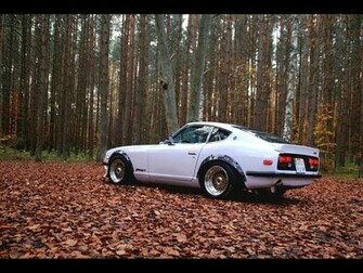 Datsun 240z S30 Rear And Side Wallpaper