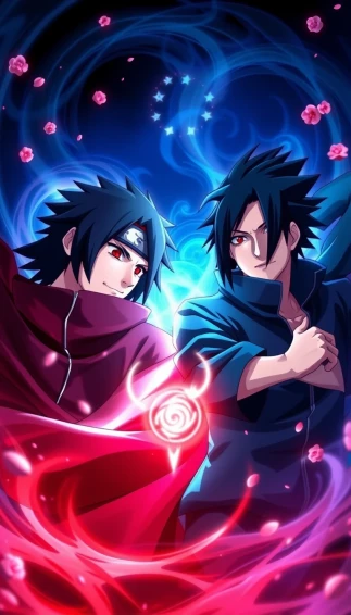 Itachi Sasuke Phone Wallpaper