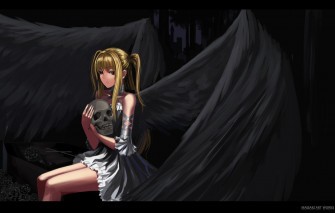 Wallpaper Girl Flowers Skull Roses Wings Art Manga Maria