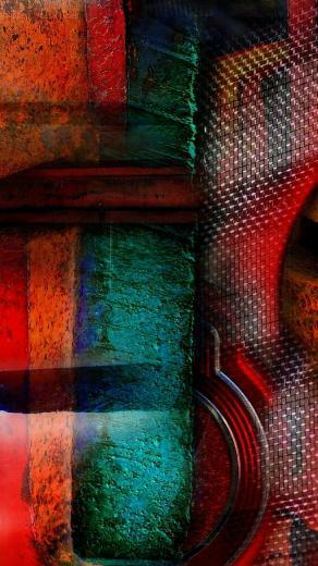 Abstract Grunge Art iPhone 5s Wallpaper