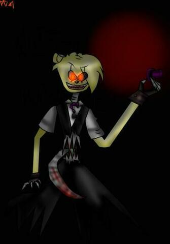 Fnaf Night Mare Fred Bear By Pinkdoll34