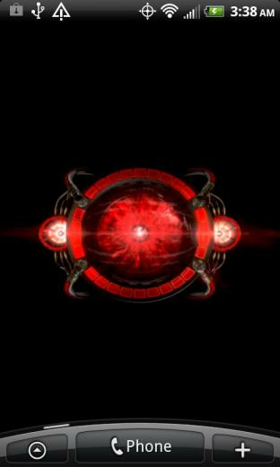 Droid Eye Bionic Live Wallpape