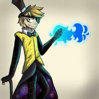 Bill Cipher Human By Katiewolf55
