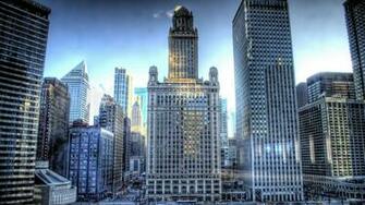 Usa Illinois Chicago Buildings Skysrapers High Resolution