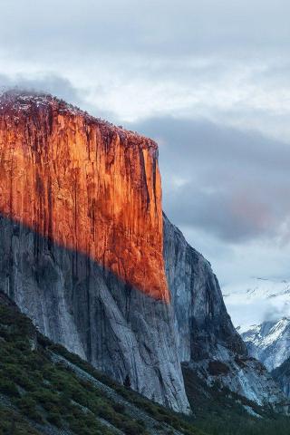 Apple El Capitan Osx Mac Mountain Wwdc Nature iPhone Wallpaper
