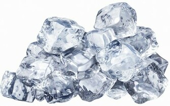 Ice Cubes In Water Wallpaper W