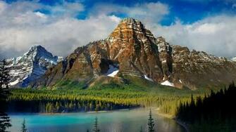 Beautiful Scenery Mountains Lake Nature 4k Ultra HD Background