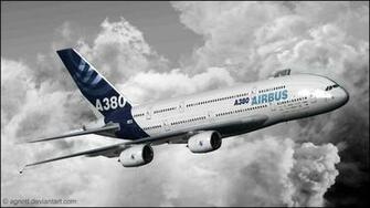 Airbus A380 Aircraft Aviation Clouds Wallpaper