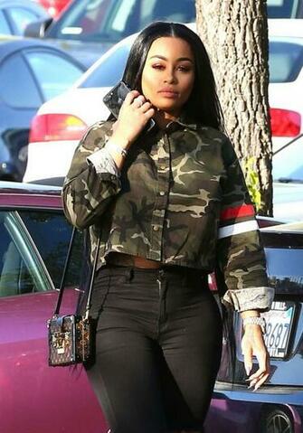 Blac Chyna At The Van Nuys Courthouse Gotceleb