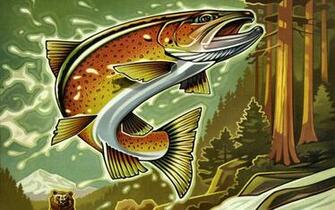 Brown Trout Wallpaper