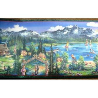Summer Camp Border Wallpaper Brokers Melbourne Australia