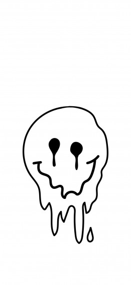 White Aesthetic Doodle Wallpaper For iPhone
