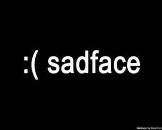 Sad Face Wallpaper