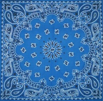 Crip Bandana Wallpaper Blue