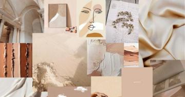 Beige Vintage Macbook Wallpaper Aesthetic Collage Laptop