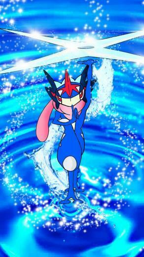 Wallpaper Greninja Ash HD Background