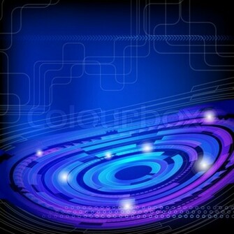 Blue Techno Background