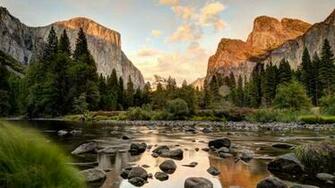 Yosemite Sunset High Quality And Resolution Wallpaper