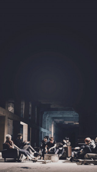 Bts Black Wallpaper