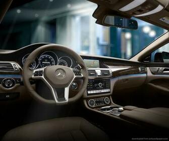 Benz Cls550 Coupe Car Dashboard Wallpaper For Samsung Epic