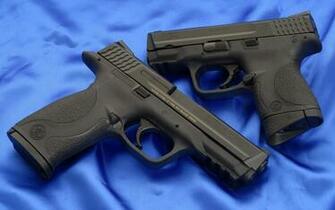 Smith Wesson M P9c Blue Close Up Gun Military Police