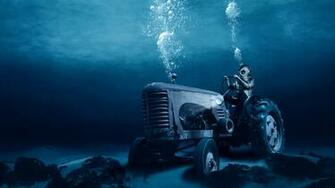 Awesome Tractor Undersea Wallpaper HD Wallpaperlepi