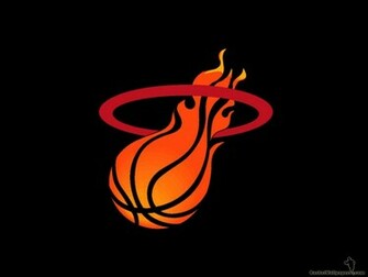 Miami Heat Logo Wallpaper Wallpaperuggest