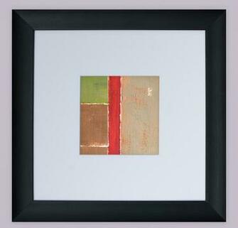Carl Fox Studio Torn Paper Painting Series