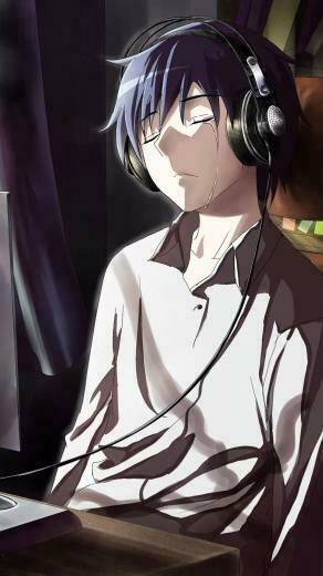 Sad Anime iPhone Wallpaper Image