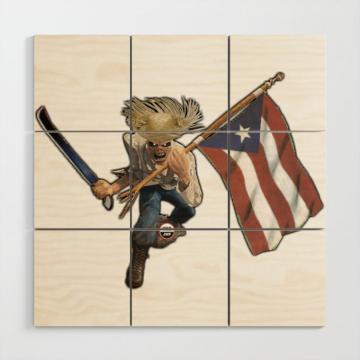 Iron Jibaro Pr Wood Wall Art By Webjmf Society6