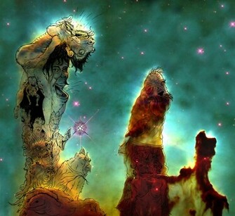 Go Back Pix For Pillars Of Creation Wallpaper