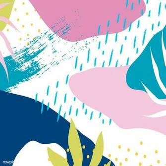 Colorful Memphis Design Background Vector Image By Rawpixel