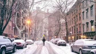 New York City Winter Wallpaper Image