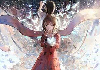 Boku Dake Ga Inai Machi Butterfly Anime Scarf Girls