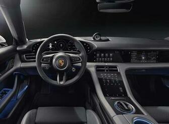 Porsche Taycan Turbo S Interior Cockpit Wallpaper
