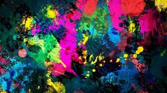 Colorful Paint Splatter Wallpaper First HD