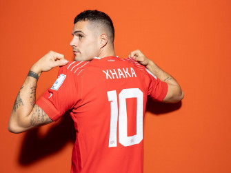 En Granit Xhaka X Wallpaper