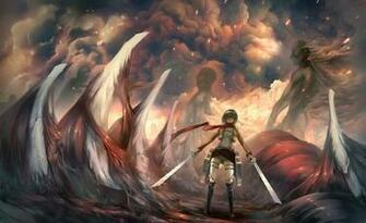 No Kyojin Girl Female Anime HD Wallpaper Desktop Pc Background A40