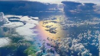 Glorious Rainbow From Above HD Monsoon Image Mobile