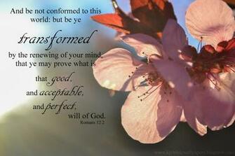 Be Not Conformed To The World Romans