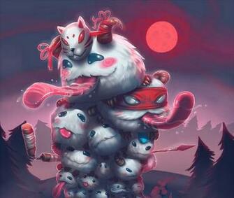 League Of Legends Poro Fan Art Wallpaper Background