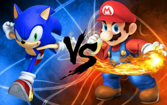 Sonic And Mario Wallpaper Vs By Batnight768
