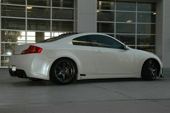 Infiniti G35 Coupe Custom Wallpaper Satin White