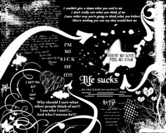 Life Sucks Graphics Code Comments Pictures