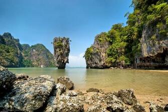 Wallpaper Abandoned Island Phang Nga Thailand