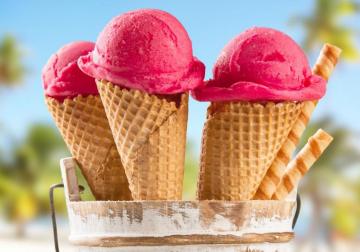 Ice Cream Food Dessert Sweets Summer 2k Wallpaper